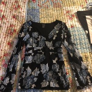 Black lace long sleeve